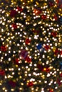 Light of A Christmas Tree for Abstract Background Royalty Free Stock Photo