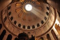 Light in the Church of Holy Sepulcher Royalty Free Stock Photo