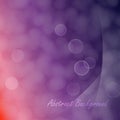 Light cloudy circles like bokeh effect