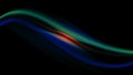 Light Colorful Curve Abstract Background