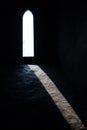 Light coming through the monastery window Royalty Free Stock Photo