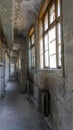 Light Coming in Through Prison Cell Bars Window. Empty Jail Cells. Prison Interior.