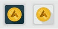 Light and dark Ardor crypto currency icon