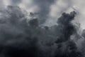 Light in the Dark and Dramatic Storm Clouds Royalty Free Stock Photo