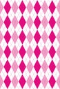 Light and dark pink argyle pattern for textile design in editable vectors Royalty Free Stock Photo
