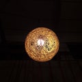 Light in the darkness, abstract,arts and craft and thread ball