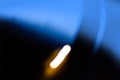 Light in the darkness. Get out of a difficult situation. Bokeh blurred illuminating Royalty Free Stock Photo