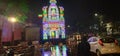 light decorations of temple