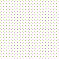 Light delicate fabric and paper seamless pattern Green, lilac, purple polka dots on white background