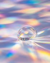 Light Diffraction Creates Vibrant Interference Fringes Around a Thin Object on a Dark Backdrop