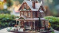 Light Doll house interior miniature. handmade dollhouses