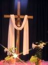 Light on an Easter Cross