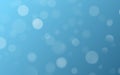 Light effect blue glares bokeh. Abstract lights bokeh on blue background. Blue gradient. Blurred lights. Snowfall effect. Blurry Royalty Free Stock Photo