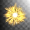 Light effect stars bursts. EPS 10 Royalty Free Stock Photo