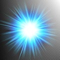 Light Effect Transparent Flare Lights. EPS 10 Royalty Free Stock Photo