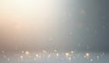Light effects abstract backdrop with bokeh. Blurry light spots, particles over smooth gradient. Gentle glowing particles Royalty Free Stock Photo