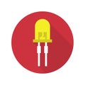Light-emitting diode vector Royalty Free Stock Photo