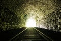 Light at the end of tunnel Royalty Free Stock Photo