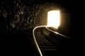 Light at the End of the Tunnel Royalty Free Stock Photo