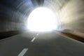 Light at end of tunnel. Royalty Free Stock Photo