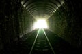 Light at the end of tunnel Royalty Free Stock Photo