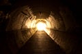 Light at the end of the tunnel Royalty Free Stock Photo