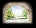 Light at the end of tunnel Royalty Free Stock Photo