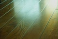 Light falls on an solid oak floor wallpaper or background