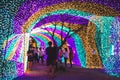 Light Festival of Bangkok city Royalty Free Stock Photo