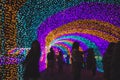 Light Festival of Bangkok city Royalty Free Stock Photo