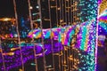 Light Festival of Bangkok city Royalty Free Stock Photo