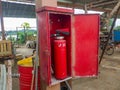 a light fire extinguisher & x28;APAR& x29; at the mechanical work site, safety fire