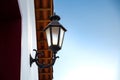 Light fixture detail in a house.