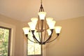 Light Fixture in Dining Room Royalty Free Stock Photo