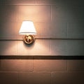 Light fixture on a wall Royalty Free Stock Photo