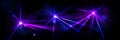 Light flare effects of star flash, burst or laser Royalty Free Stock Photo