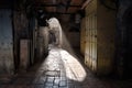 Light flooded passageway in Jerusalem