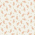 Light floral seamless vector pattern