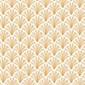 Light Gold Geometric Gatsby Art Deco Pattern Background Design