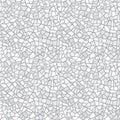 Light gray abstract mosaic seamless pattern. Vector background. Endless texture. Ceramic tile fragments. Royalty Free Stock Photo