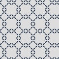 Light Gray Background with Dark Blue Interlocking Oval Pattern geometric seamless Royalty Free Stock Photo