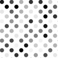 Light gray dotted, dots, circles pattern, background Geometry is seamlessly repeatable