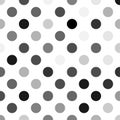 Light gray dotted, dots, circles pattern, background Geometry is seamlessly repeatable