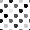 Light gray dotted, dots, circles pattern, background Geometry is seamlessly repeatable