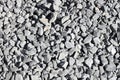 Light gray gravel, road stone background, pebble stone texture