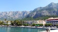 Light gray mountains near Makarska town in Dalmatia