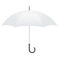 Light gray open umbrella