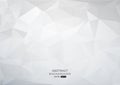 Light gray polygonal abstract background