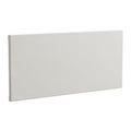 Light gray rectangular object positioned at an angle on a white background Royalty Free Stock Photo