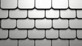 Light Gray Rectangular Roof Tiles Pattern Royalty Free Stock Photo
